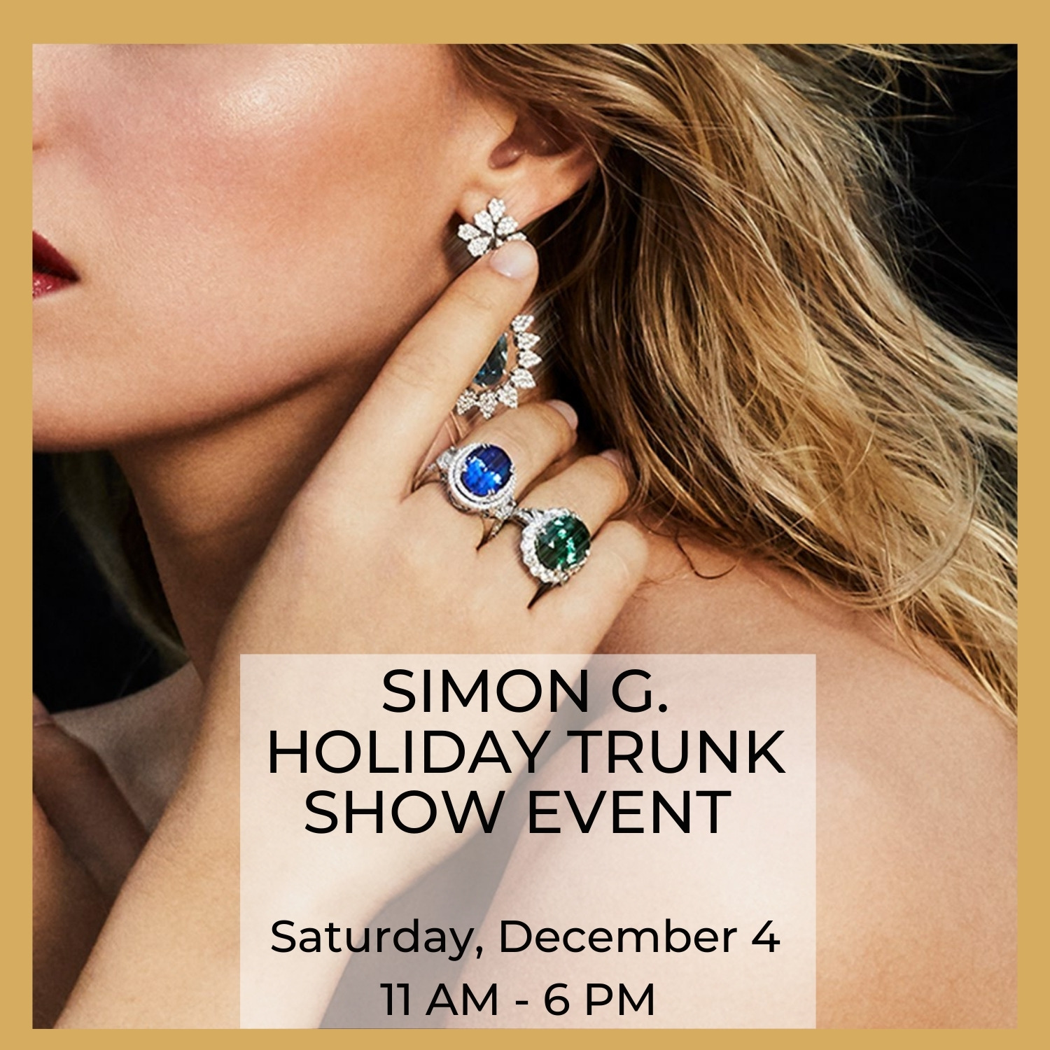 Simon G. Holiday Trunk Show Event