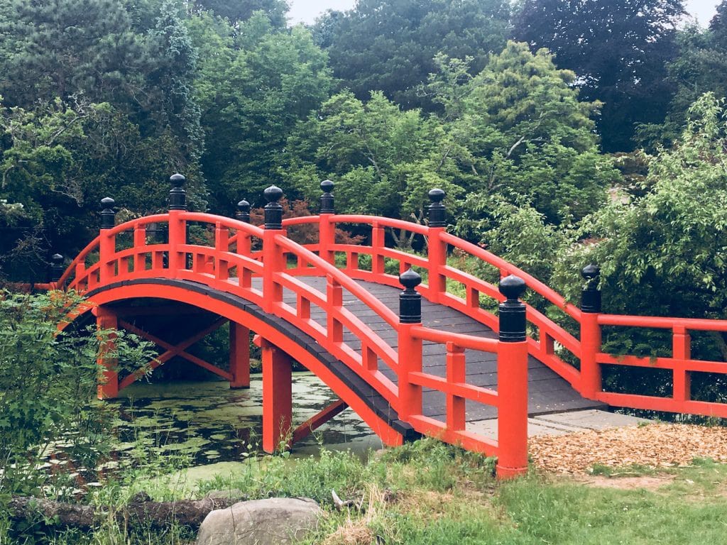Bridge at the Japanese Garden at Duke Farms Estate