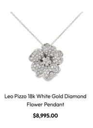 Diamond Flower Necklace