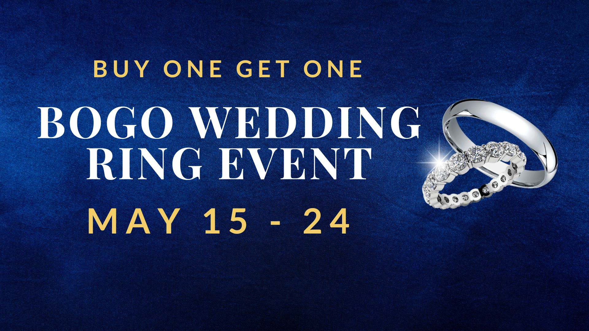 Roman Jewelers Announces Date for Annual Buy One, Get One Wedding Band Event in Bridgewater, NJ--May 15–24