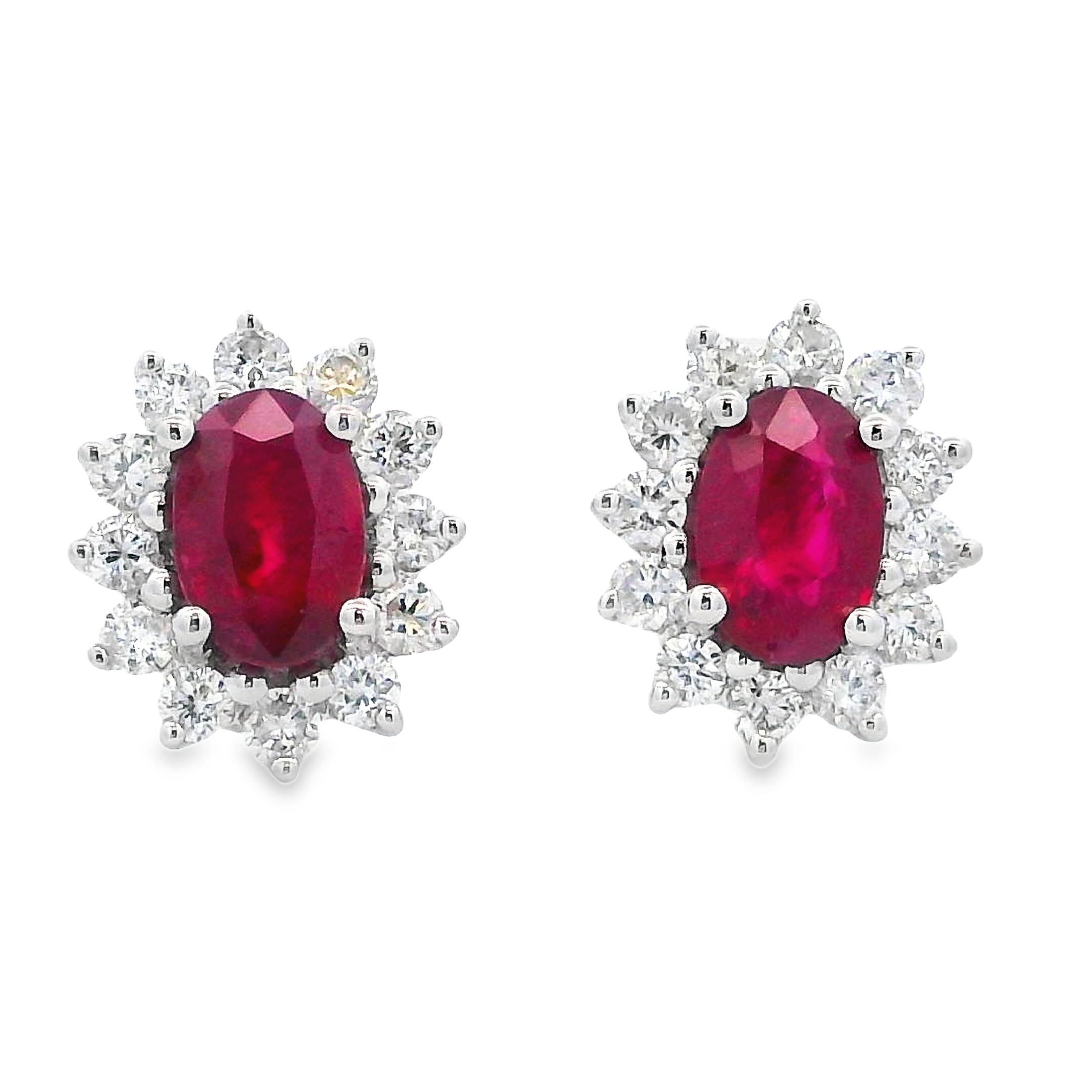 ruby earrings