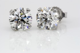 diamond stud earrings