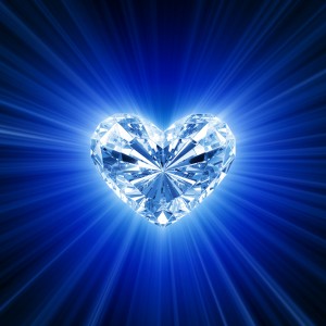 Heart diamond cartoon