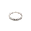14K White Gold 1/4-Carat Diamond Half Anniversary Band