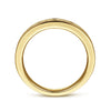 Gabriel & Co. 14K Yellow Gold 1/4-Carat Channel Set Anniversary Band