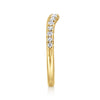 Gabriel & Co. 14K "Prato" Curved Diamond Anniversary Band