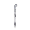 Gabriel & Co. 14K "Prive" Curved Diamond Anniversary Band