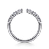 Gabriel & Co. 14K Open 0.5ct Diamond Anniversary Band