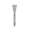 Gabriel & Co. 14K Open 0.5ct Diamond Anniversary Band