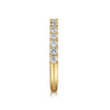Gabriel & Co. "Sorrento" 14K Shared Prong Set 0.5ct Diamond Wedding Band