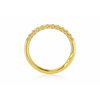 14K Yellow Gold Emerald-Cut Diamond Anniversary Ring