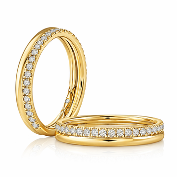 A. Jaffe 14K Diamond Anniversary Band