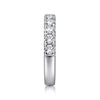 Gabriel & Co. 14K White Gold 11 Stone  Diamond Anniversary Band