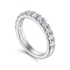 Gabriel & Co. 14K White Gold 11 Stone  Diamond Anniversary Band