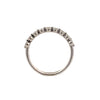 14K White Gold Lab GrownDiamond Single Shared Prong Anniversary Band