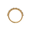 14K Yellow Gold Single Shared Prong 1 Carat Lab Grown Diamond Anniversary Band