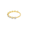 14K Yellow Gold 1/2 Carat Lab Grown Diamond Orbit Band