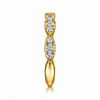 Gabriel & Co. 14K Yellow Gold Diamond Stackable Band
