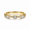 Gabriel & Co. 14K Yellow Gold Diamond Stackable Band
