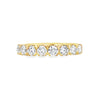 Christopher Designs 18K Yellow Gold 8-Stone Crisscut Diamond Anniversary Band