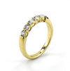 18K Yellow Gold 5-Stone Diamond Anniversary Band