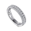 Gabriel & Co. 14K White Gold Wilshire Diamond Anniversary Band