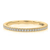14K Yellow Gold Diamond Anniversary Band