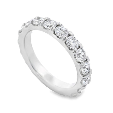 Roman Jewelers Signature 14K White Gold Diamond Eternity Band