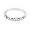 Roman Jewelers Signature 14K White Gold Diamond Anniversary Band