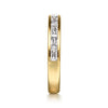 Gabriel & Co. 14K Yellow Gold Channel Baguette Anniversary Band