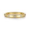 Gabriel & Co.14K Yellow Gold Diamond Satin Ring