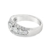 Christopher Designs 14K White Gold Crisscut Diamond Rows Anniversary Band