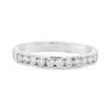Roman Jewelers Signature 14K White Gold 1/3-Carat Channel Set Diamond Band