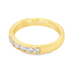 Roman Jewelers Signature 14K Yellow Gold 3/4-Carat Channel Set Diamond Band