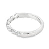 Roman Jewelers Signature 14K White Gold 7-Stone Shared-Prong Anniversary Band