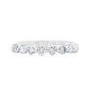 Roman Jewelers Signature 14K White Gold Half-Carat 7-Stone Diamond Band