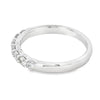 14K White Gold 1/2-Carat 7 Stone Diamond Anniversary Band