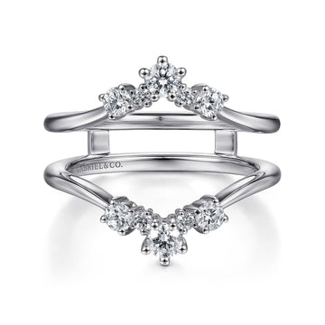 Gabriel & Co. 14K White Gold Diamond Ring Enhancer