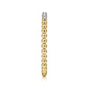 Gabriel & Co. 14K Yellow Gold Bujukan Bead Diamond Stackable Ring