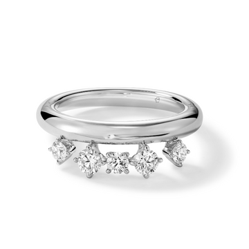 Hearts On Fire 18K White Gold Floating Diamond Ring