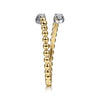 Gabriel & Co. 14K Two-Tone Bujukan and Diamond Bypass Ring