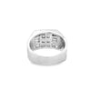 18K White Gold Gentlemen Diamond Ring