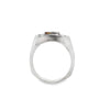 18K White Gold Gentlemen Diamond Ring