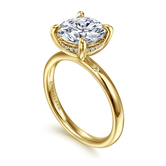 Gabriel & Co. "Peace" 14K Diamond Engagement Ring Setting