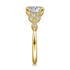Gabriel & Co. "Brigida" 14K Vintage Inspired Diamond Engagement Ring Setting