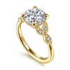 Gabriel & Co. "Brigida" 14K Vintage Inspired Diamond Engagement Ring Setting