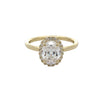 Simon G. 14K Yellow Gold Diamond Halo Engagement Ring Mounting