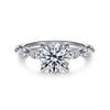 Gabriel & Co. 14K White Gold Marquise Diamond Engagement Ring Setting