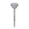 Gabriel & Co. 14K White Gold Diamond Engagement Ring Setting