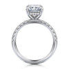 Gabriel & Co. 14K White Gold Diamond Engagement Ring Setting